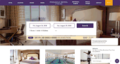 Desktop Screenshot of pinnaclepierhotel.com